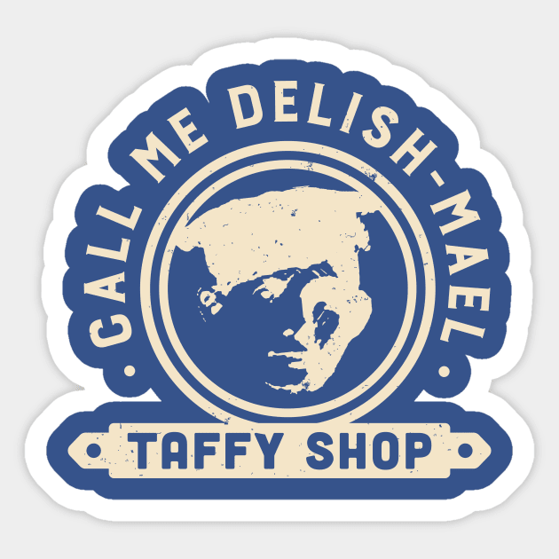 Call me Delish-Mael (white) Sticker by winstongambro